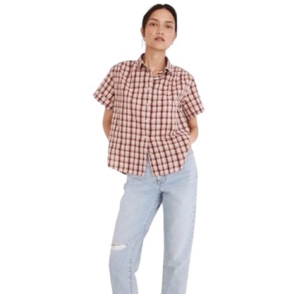 Madewell Seersucker Baybrook Shirt in Plaid